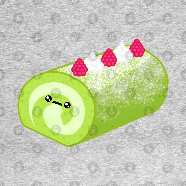 Matcha Cake Roll by jofudachi